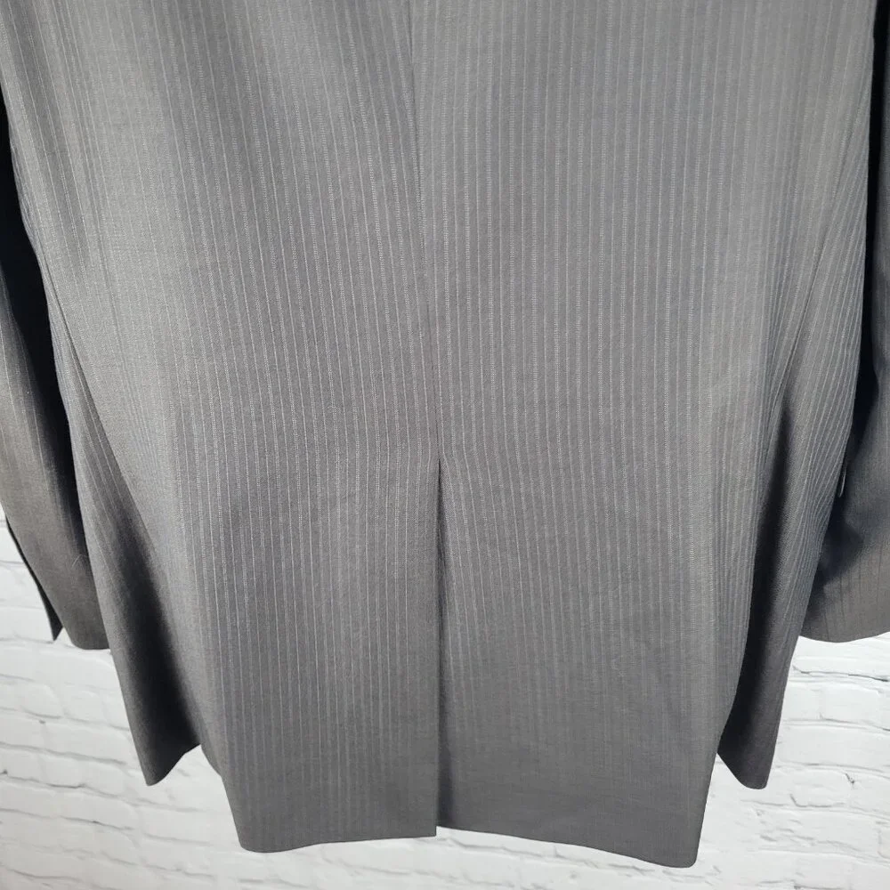 Jos A Bank Brown 100% Wool Gordon Signature Gold Notch Blazer Sport Coat 46R